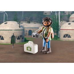 Playmobil dragones: nine realms: plowhorn & d'angelo