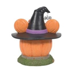 Figura decorativa enesco disney mickey & minnie minnie casa calabaza