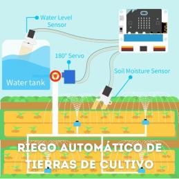 Kit de sensores inteligentes micro:bit agricultura inteligente - smart agriculture kit - sin placa