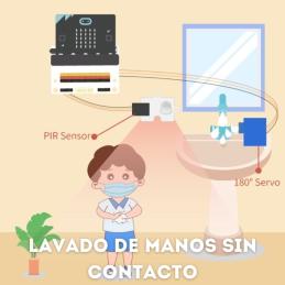 Kit de sensores inteligentes micro:bit salud inteligente - smart health kit - sin placa