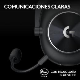 Auriculares gaming logitech g pro x 2 inalámbricos con lightspeed negros