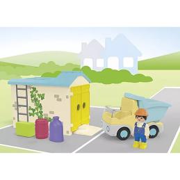 Playmobil junior camión con garaje