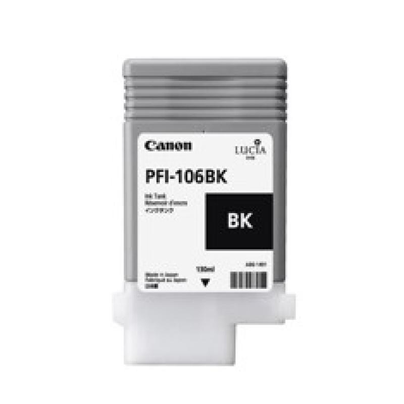 Cartucho canon pfi - 106bk negro ipf6400se - ipf6300s - ipf6400s - ipf6300 - ipf6350 - ipf6400 - ipf6450