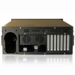 Caja servidor tooq rack 19pulgadas 4u 406 negra sin fuente ventana transparente