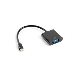 Adaptador lanberg minidisplayport macho - vga hembra 20cm negro