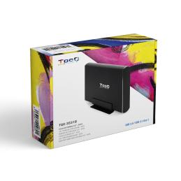 Caja externa tooq tqe - 3531b 3.5pulgadas sata usb 3.0 negro