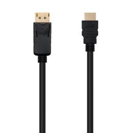 Cable displayport a hdmi nanocable 1m - macho - macho - negro
