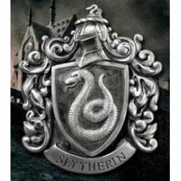 Escudo de pared the noble collection harry potter casa slytherin resina 20 x 28 cm