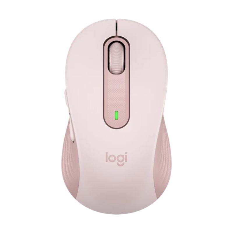 Mouse raton logitech m650 mediano optico wireless inalambrico rosa