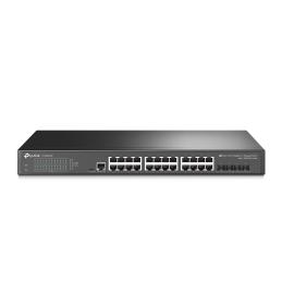 Switch 24 puertos tp - link 10 - 100 - 1000 + 4 sfp 10g + 1 puerto para consola