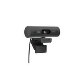 Webcam logitech brio 505 grafito full hd - usb tipo c