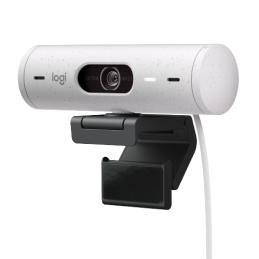 Webcam logitech brio 500 blanco crudo full hd - usb tipo c