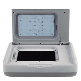 Equipo qcharx qx1uv para fijación ultravioleta