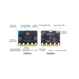 Tarjeta placa micro:bit v2