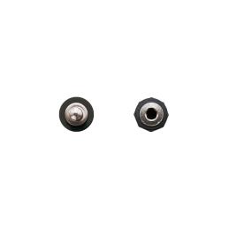 Cable audio jack - 3.5m a jack - 3.5h nanocable 5m - macho - hembra - negro