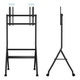 Soporte de suelo con ruedas tooq idreams 37pulgadas - 86pulgadas fs20206m - b negro