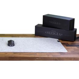 Phoenix sizigia alfombrilla premium de fieltro para escritorio gris xl