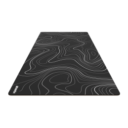Alfombrilla phoenix stratos para ratón escritorio negra 90 x 40 cm con base de corcho y superficie cuero pu
