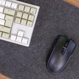 Phoenix sizigia alfombrilla premium de fieltro para escritorio gris oscuro l