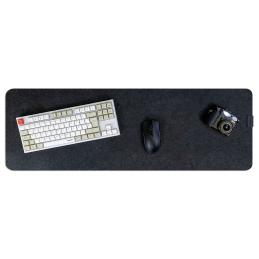 Phoenix sizigia alfombrilla premium de fieltro para escritorio gris oscuro l