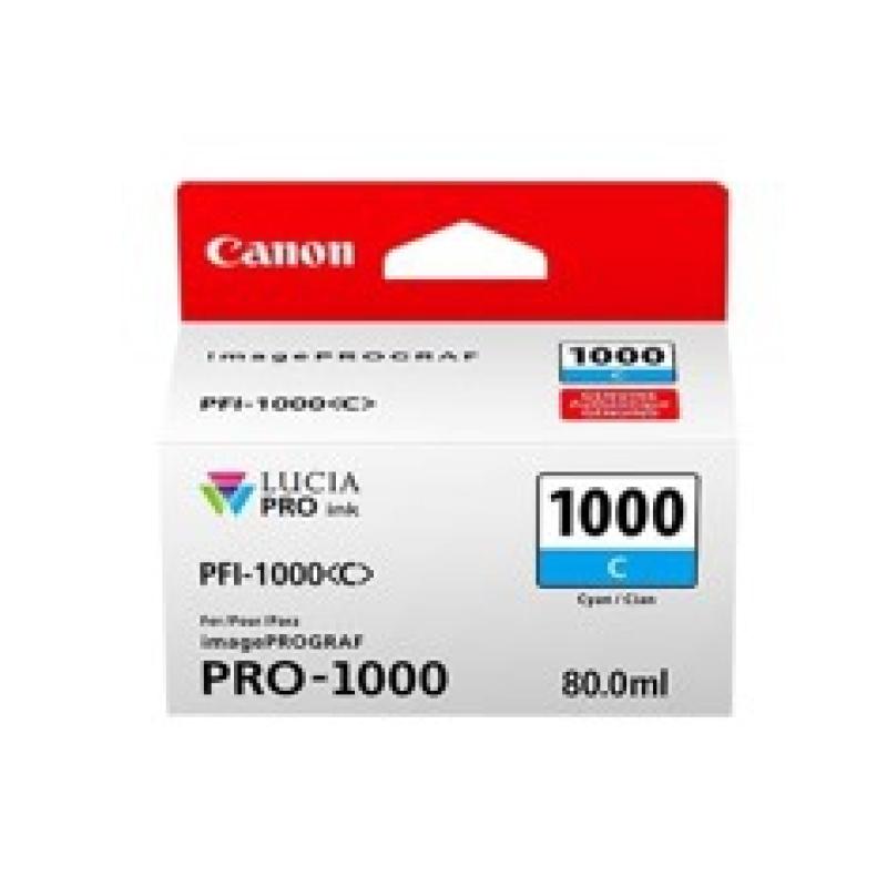 Cartucho canon pfi - 1000 c cian pro - 1000
