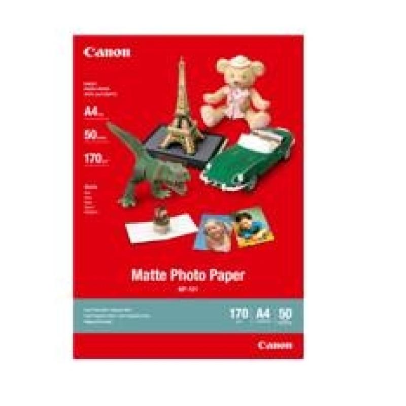 Papel canon mp - 101 foto mate a4 50 hojas