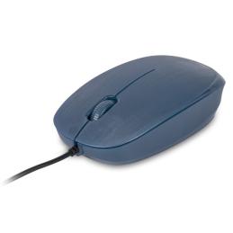 Raton con cable ngs flameblue - optico - 1000dpi - 2 botones + scroll - ergonomico - usb - azul