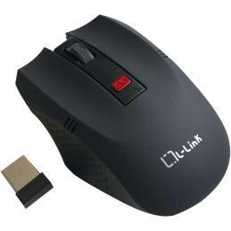Raton optico inalambrico l - link negro