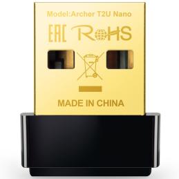 Nano adaptador usb 2.0 dual band wifi ac600 2.4ghz y 5ghz tp - link