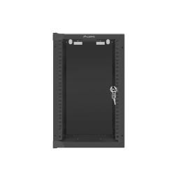 Armario rack lanberg 9u 280x310 auto ensamblado 10pulgadas hasta 20 kg negro