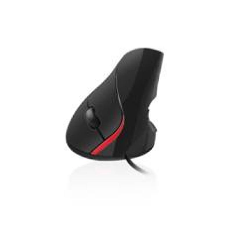 Mouse raton vertical ergonomico ewent ew3156 usb 2.0 - 1000dpi - negro