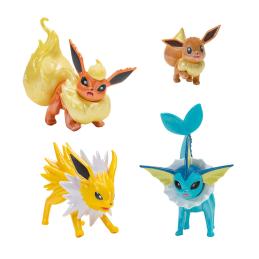 Figura jazwares pokemon multievolution eevee pack 4