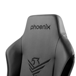 Nova silla gaming alta gama fabricada en cuero negro