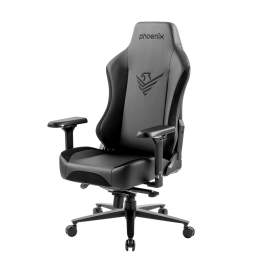 Nova silla gaming alta gama fabricada en cuero negro