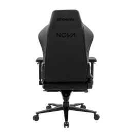 Nova silla gaming alta gama fabricada en cuero negro