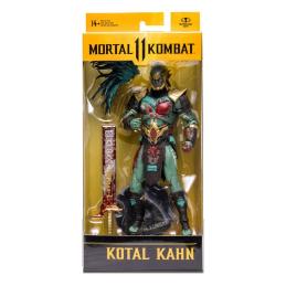 Figura mcfarlane toys mortal kombat kotal kahn (sangriento)