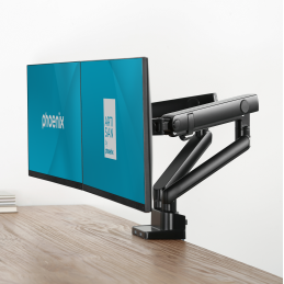 Phoenix mstand2 brazo articulado resorte de gas para doble monitor hasta 27 vesa 75 x 75 - 100 x 100 incluye 2 usb