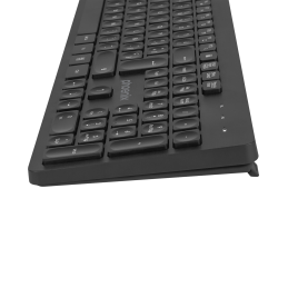 Teclado inalambrico qwerty phoenix k200 negro delgado