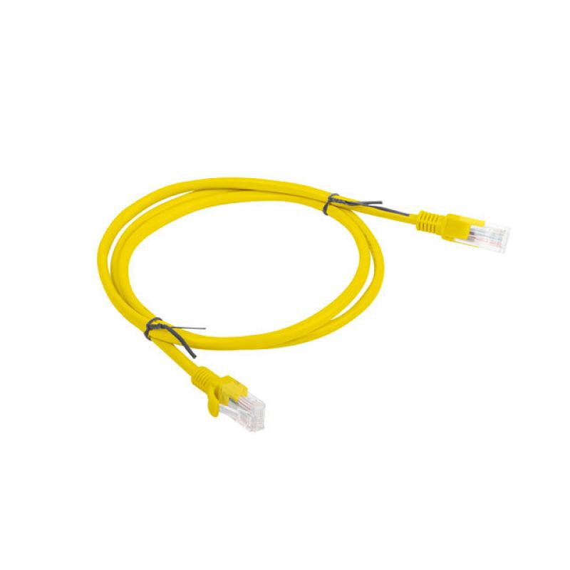 Latiguillo rj45 lanberg cat.6 utp 1m fluke passed amarillo