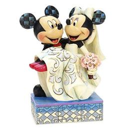 Figura enesco disney mickey & minnie boda