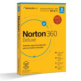 Antivirus norton deluxe 25gb español 1 usuario 3 dispositivos 1 año en caja rsp mm gum