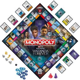 Juego de mesa monopoly black panther