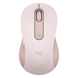 Mouse raton logitech m650 grande optico wireless inalambrico rosa