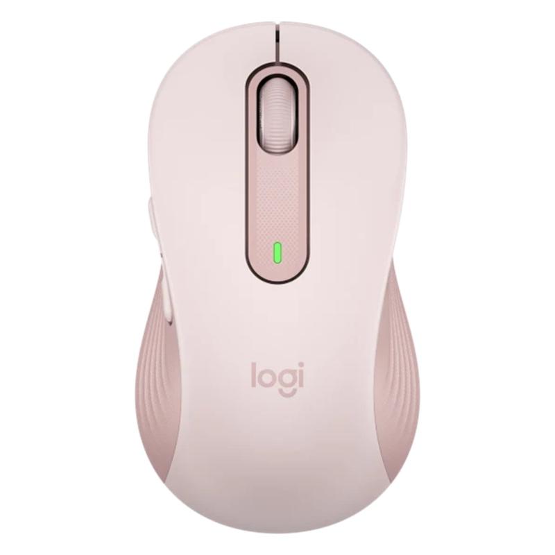 Mouse raton logitech m650 grande optico wireless inalambrico rosa