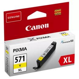 Cartucho tinta canon cli - 571y xl amarillo mg5751 mg6851 mg7750