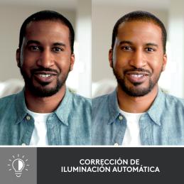 Webcam logitech brio 500 grafito full hd - usb tipo c