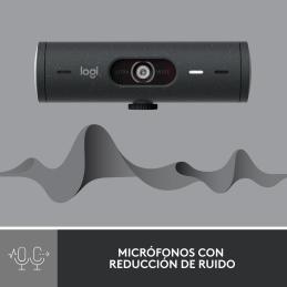 Webcam logitech brio 500 grafito full hd - usb tipo c
