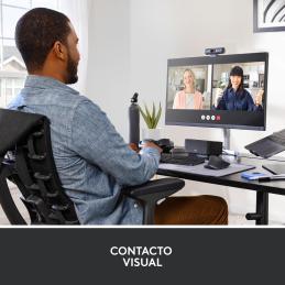 Webcam logitech brio 500 grafito full hd - usb tipo c