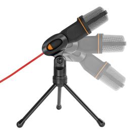 Microfono phoenix multimedia podcaststudio con cable jack para pc ordenador conferencias