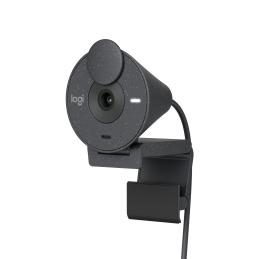 Webcam logitech brio 300 grafito full hd - usb tipo c